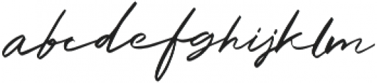 Scarletto Signature otf (400) Font LOWERCASE
