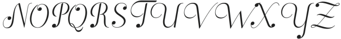 Scarlotta Italic Italic otf (400) Font UPPERCASE
