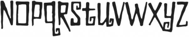 Scarville Six otf (400) Font LOWERCASE