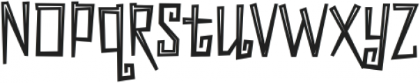 Scarville Two otf (400) Font LOWERCASE