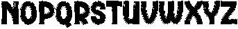 Scary Costumes Regular otf (400) Font UPPERCASE