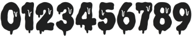Scary Drip Regular otf (400) Font OTHER CHARS