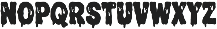 Scary Drip Regular otf (400) Font UPPERCASE