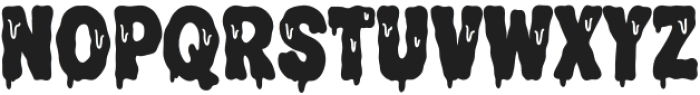 Scary Drip Regular otf (400) Font LOWERCASE