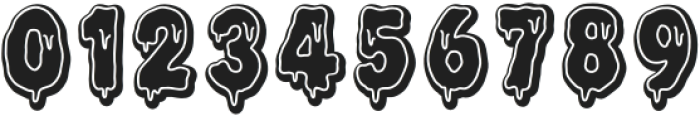 Scary Drip Shadow otf (400) Font OTHER CHARS