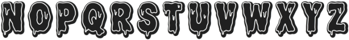 Scary Drip Shadow otf (400) Font UPPERCASE