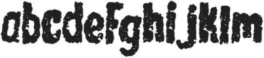 Scary Frank Stamp otf (400) Font LOWERCASE