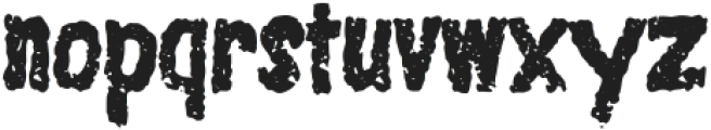 Scary Frank Stamp otf (400) Font LOWERCASE