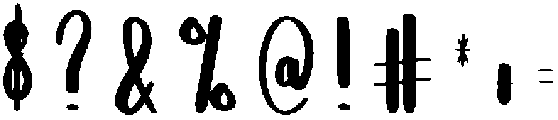 Scary Halloween Regular otf (400) Font OTHER CHARS