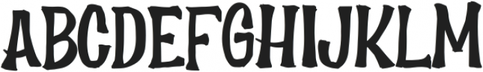 Scary House otf (400) Font LOWERCASE