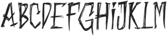 Scary Monday Regular otf (400) Font LOWERCASE