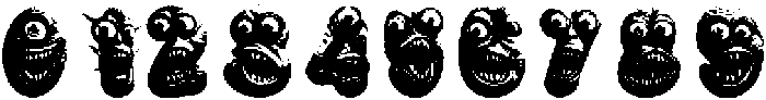 Scary-Monster Regular otf (400) Font OTHER CHARS