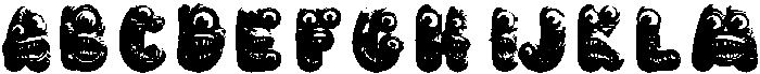 Scary-Monster Regular otf (400) Font UPPERCASE