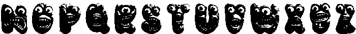 Scary-Monster Regular otf (400) Font LOWERCASE