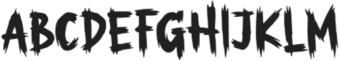 Scary Notes Regular otf (400) Font LOWERCASE