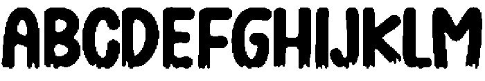 Scary Party Regular otf (400) Font UPPERCASE