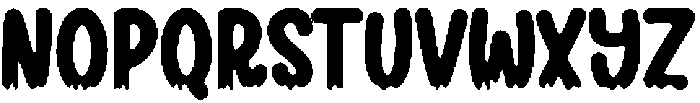 Scary Party Regular otf (400) Font LOWERCASE