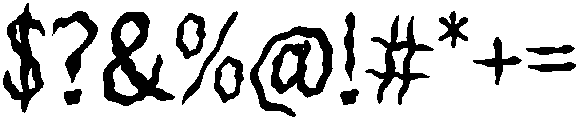 Scary Regular otf (400) Font OTHER CHARS