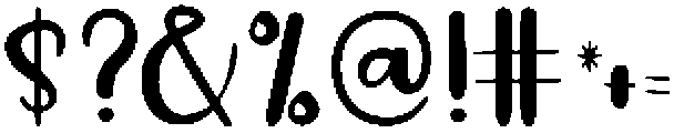 Scary Regular otf (400) Font OTHER CHARS