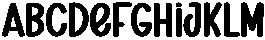 Scary School Regular otf (400) Font UPPERCASE