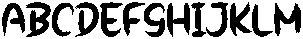 Scary Spooky Regular otf (400) Font UPPERCASE