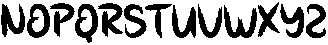 Scary Spooky Regular otf (400) Font LOWERCASE