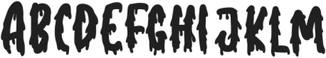 Scary Vampire otf (400) Font UPPERCASE