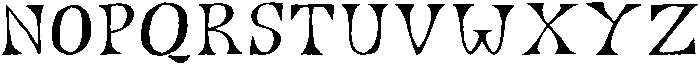 ScaryCuteSerif Regular otf (400) Font UPPERCASE