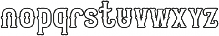 Scarytale Scarytale Outline otf (400) Font LOWERCASE