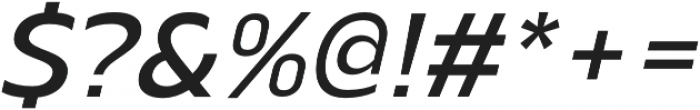 Scatio Medium Italic otf (500) Font OTHER CHARS