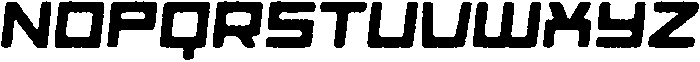 Scendero Circular Edgy Italic otf (400) Font UPPERCASE