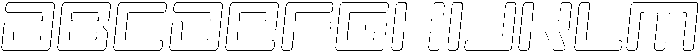 Scendero Circular Outline Italic otf (400) Font