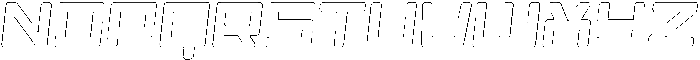 Scendero Circular Outline Italic otf (400) Font LOWERCASE