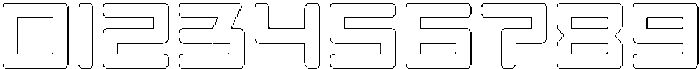 Scendero Circular Outline otf (400) Font OTHER CHARS