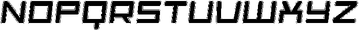 Scendero Circular Traced Italic otf (400) Font UPPERCASE