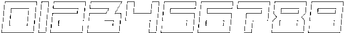Scendero Outline Italic otf (400) Font OTHER CHARS
