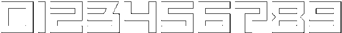Scendero Outline otf (400) Font OTHER CHARS
