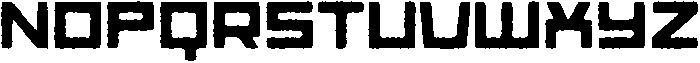 Scendero Rounded Edgy otf (400) Font UPPERCASE