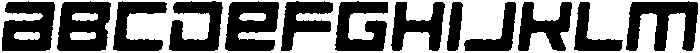 Scendero Rounded Old Italic otf (400) Font UPPERCASE