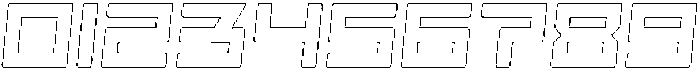 Scendero Rounded Outline Italic otf (400) Font OTHER CHARS