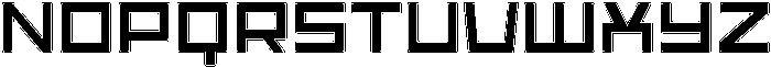 Scendero Rounded Traced otf (400) Font LOWERCASE