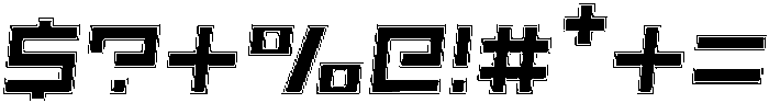 Scendero Traced Italic otf (400) Font OTHER CHARS