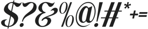 Schales Italic otf (400) Font OTHER CHARS