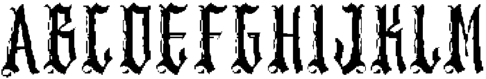 Schastur Rough otf (400) Font UPPERCASE