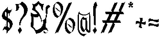 Schastur otf (400) Font OTHER CHARS
