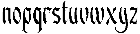 Schastur otf (400) Font LOWERCASE