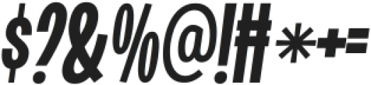 Schenior Bold Oblique ttf (700) Font OTHER CHARS