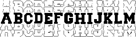 Scholar Stacked otf (400) Font UPPERCASE