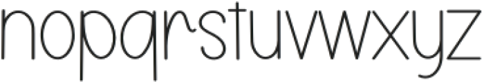 School Alphabet Regular otf (400) Font LOWERCASE