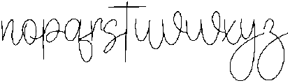 School Autography Regular otf (400) Font LOWERCASE